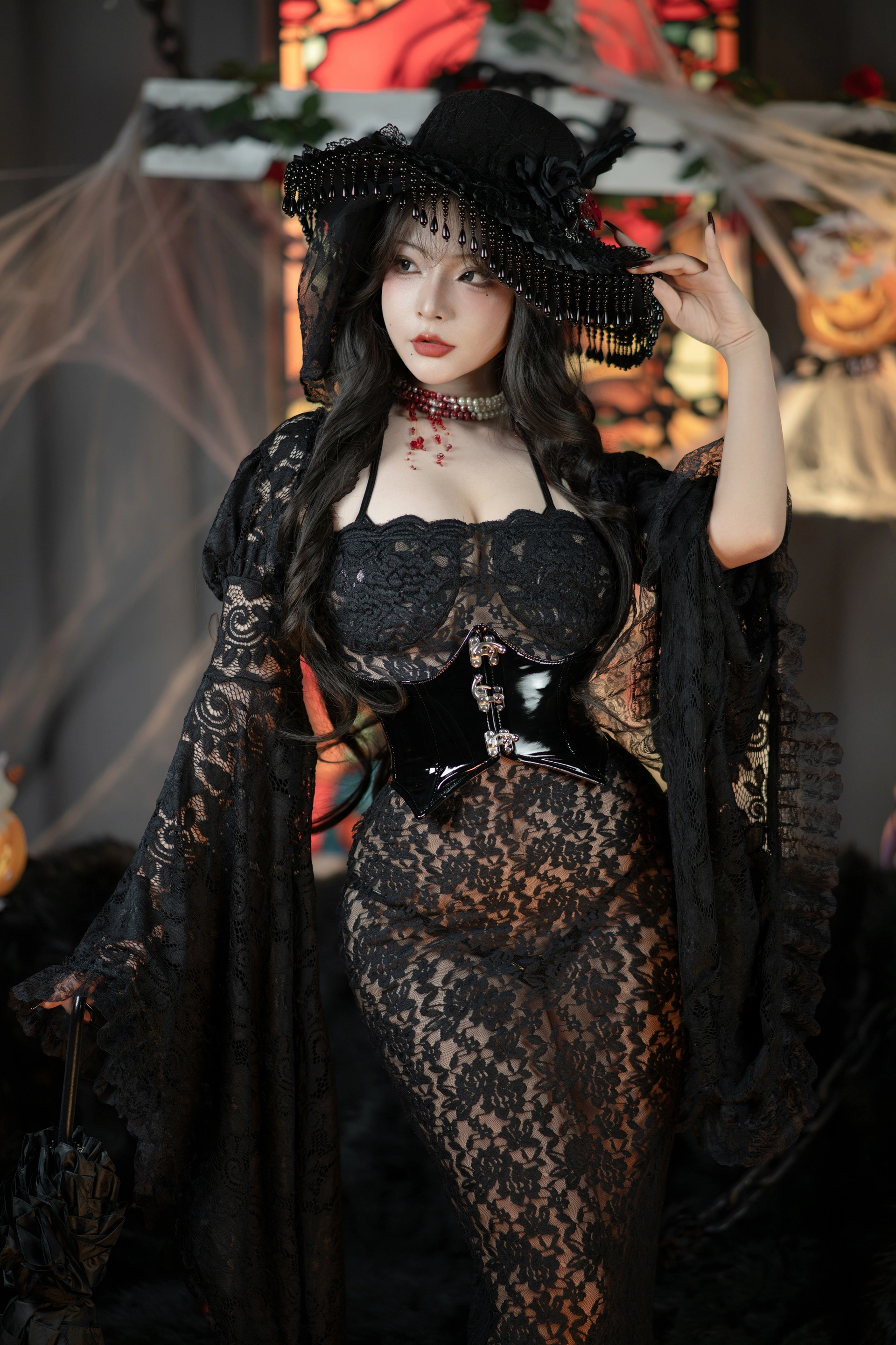 yuuhui玉汇 (Kokuhui) – NO.087 万圣节特辑 魔女狂欢夜 1